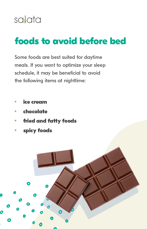 Foods to Avoid Before Bed